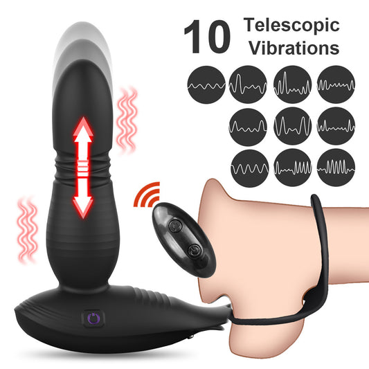 Advanced Prostate Massager with Remote Control and Multi-Vibration Modes