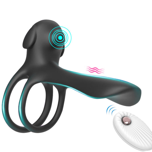 Enhanced Pleasure Unisex Vibrator with Adjustable Rings