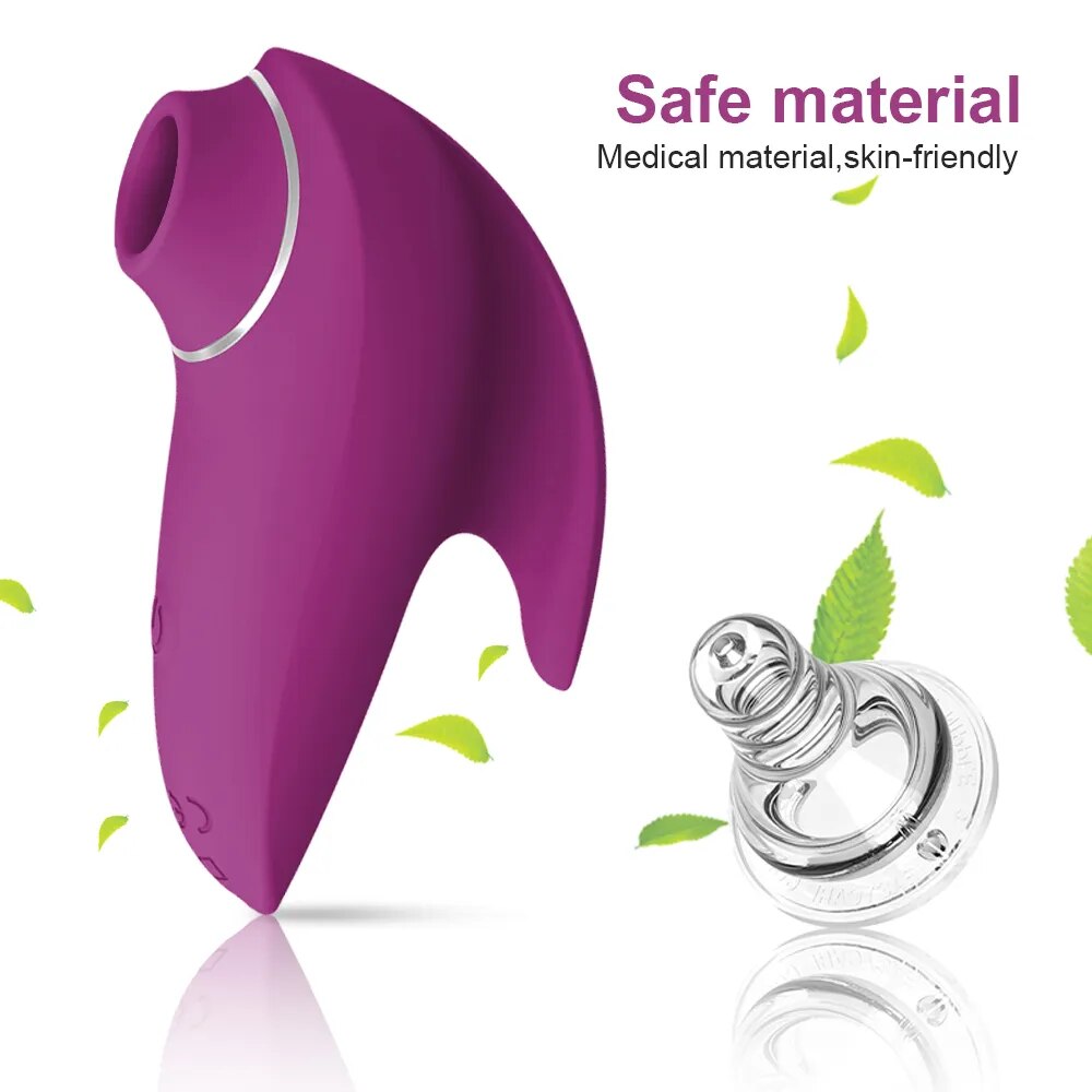 Clit Sucker Vibrator for Women - Oral Vacuum Suction Stimulator - HeartCaptor