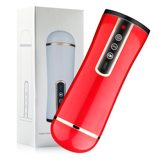 Men's Electric Telescopic Masturbation Cup for Intense Pleasure