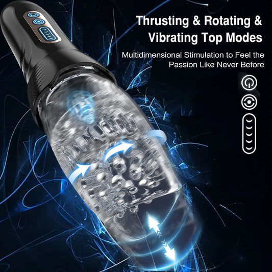 Advanced Male Rose Toy 3.0 - Multi-Function Masturbation Cup