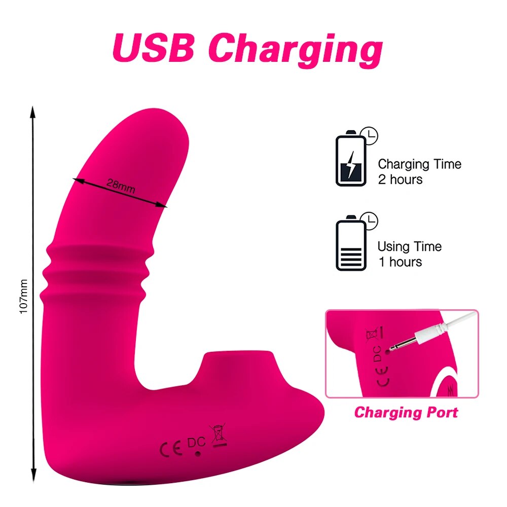 Remote Control Clitoral Sucking Vibrator for Women - HeartCaptor