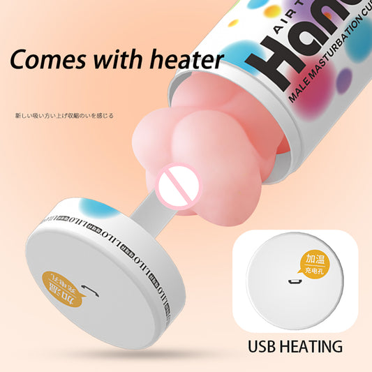 Silicone Male Masturbation Cup with Realistic Vaginas