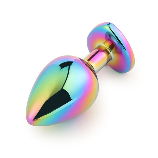 Colorful Silicone Heart-shaped Butt Plug Set for Couples Play