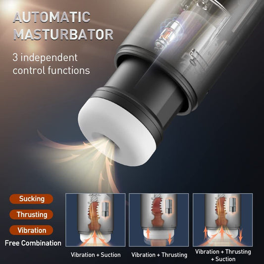 Automatic Suction Realistic Male Masturbation Cup