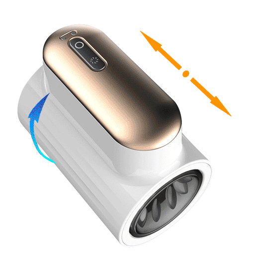 Automatic Telescopic Rotating Masturbation Cup for Enhanced Pleasure