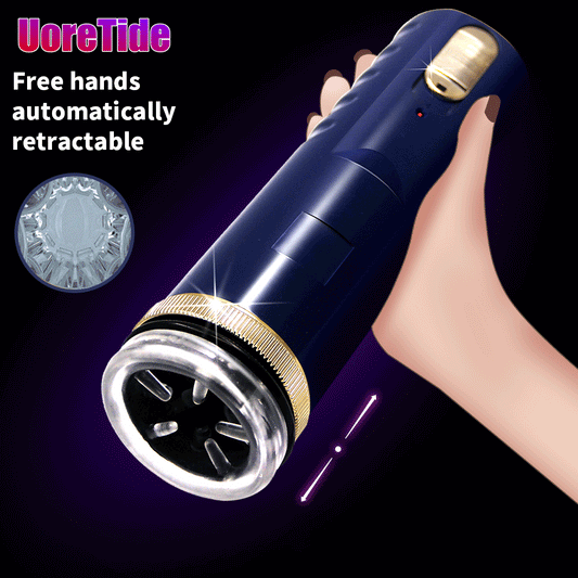 Automatic Retractable Masturbator with Vibrating Pleasure