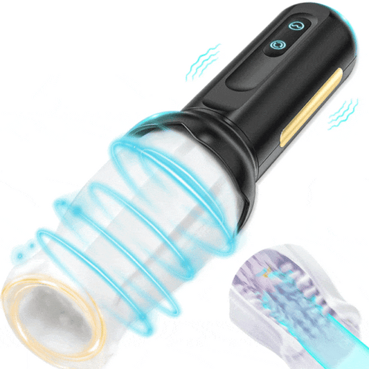Advanced Dual-Motor Male Masturbator with 4 Rotation Modes