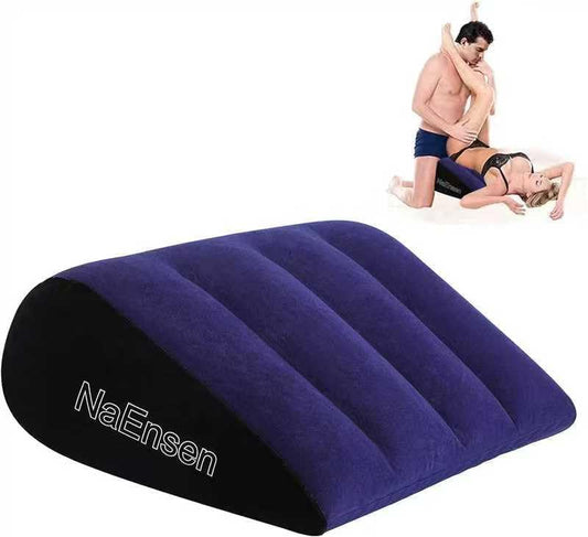 HeartCaptor Inflatable Position Support Cushion for Couples | Ergonomic Intimate Wellness Pillow with Velvety Surface