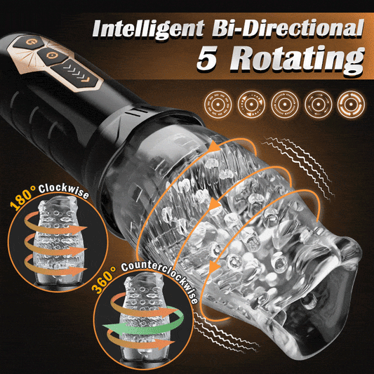 GAWK 3000 Premium Male Masturbator with Rotating and Vibrating Features