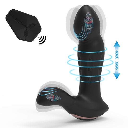 Advanced Prostate Massager with 3-in-1 Thrusting, Wiggling, and Vibrating Features