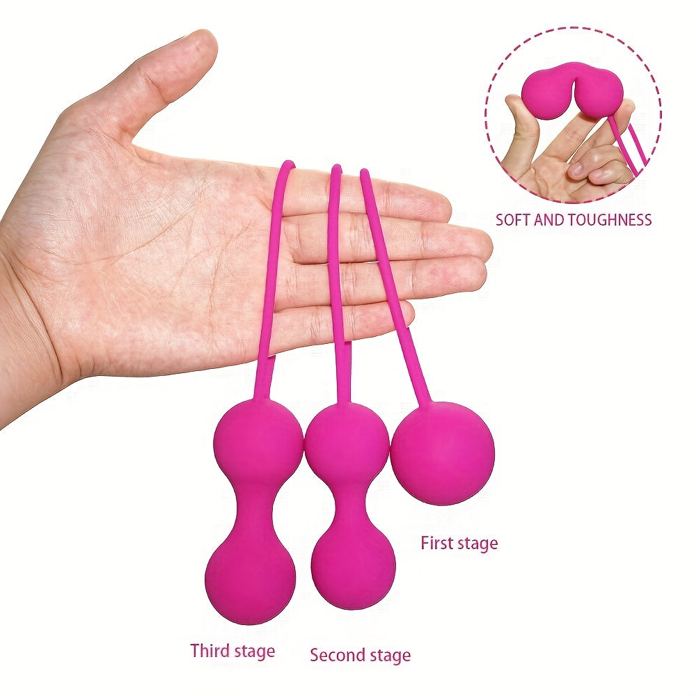 Silicone Kegel Vagina Balls for Pelvic Floor Muscles Strengthening - HeartCaptor