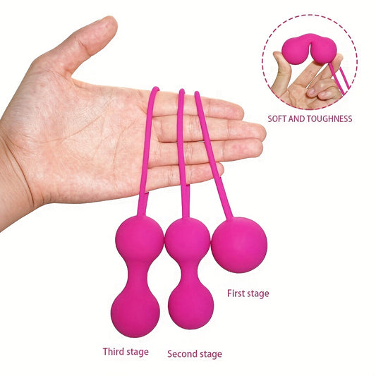 Silicone Kegel Vagina Balls for Pelvic Floor Muscles Strengthening - HeartCaptor
