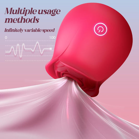 HeartCaptor Rose Dual-Function Intimate Massager for Women | App-Controlled 9-Mode Wellness Device with Body-Safe Silicone