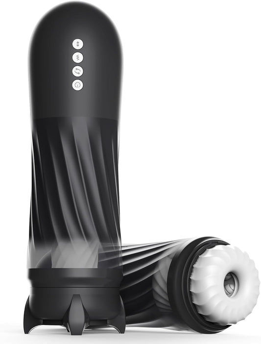 HeartCaptor Smart Male Masturbator for Him | Rechargeable Intimacy Device with Twisting, Thrusting, and Heating Function