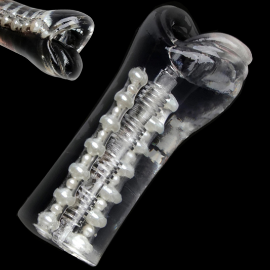 Transparent TPE Masturbation Cup for Discreet Pleasure