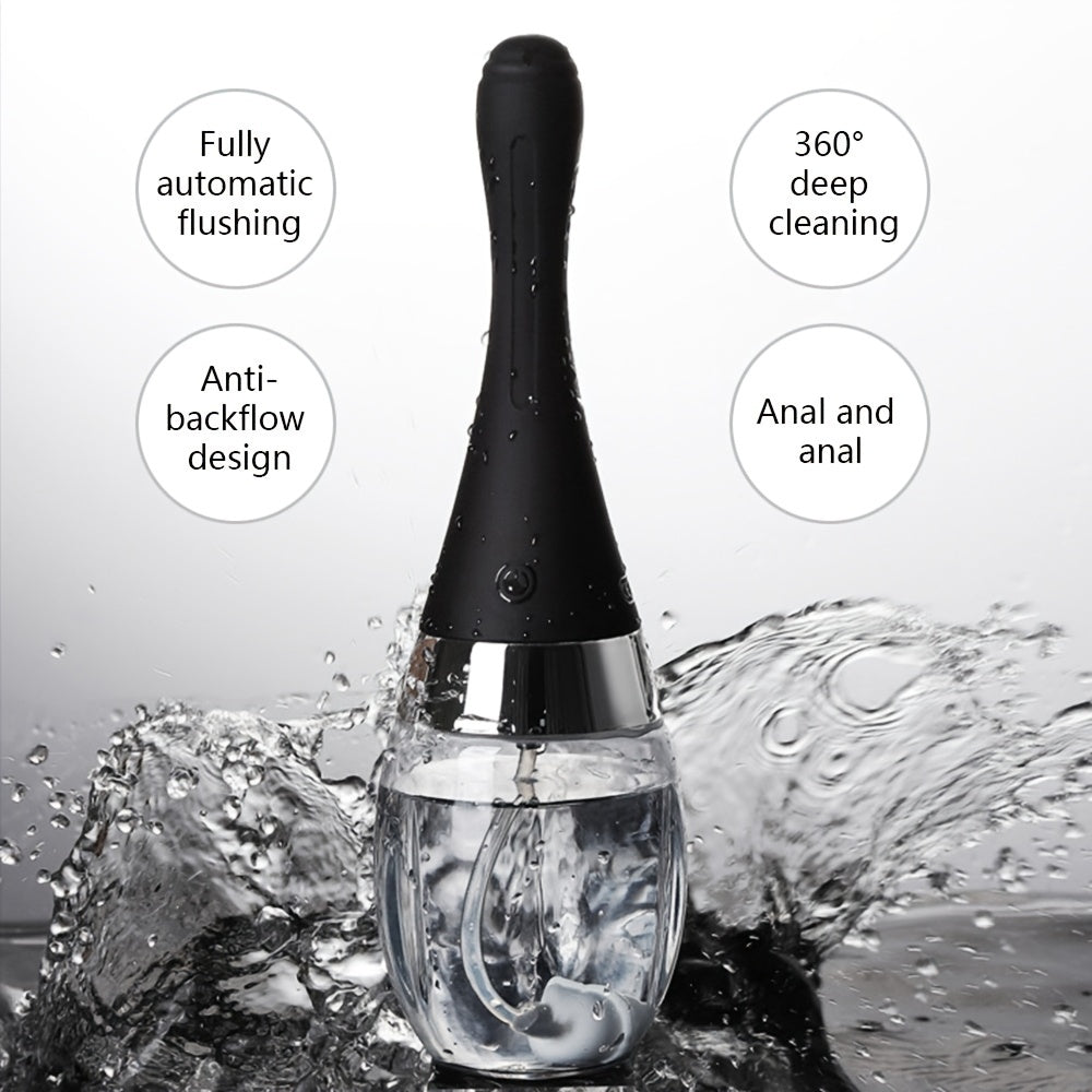 Rechargeable Electric Enema Bulb with 5-Hole Nozzle - HeartCaptor