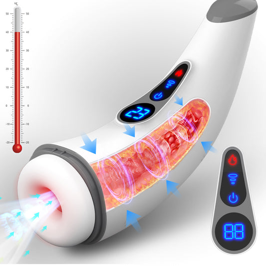 Advanced 007 Pro Male Masturbator with Multi-Function Heating and Vibrations