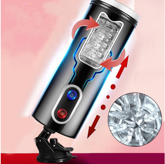 Hands-free Voice-Activated Masturbation Cup with 6 Modes