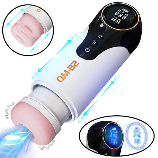 Om-b2 Telescopic Stroker for Deep Pleasure Experience