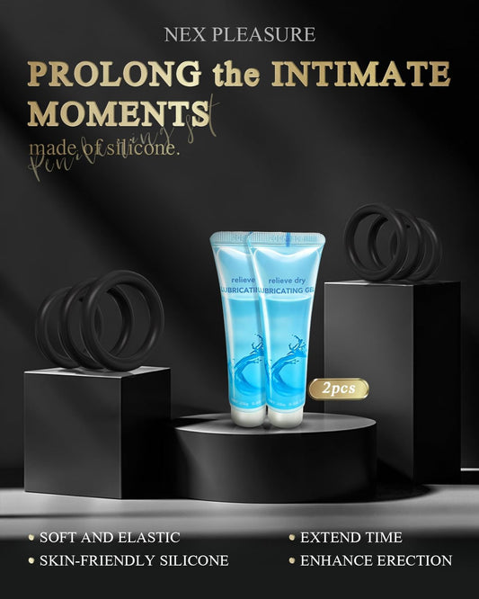 HeartCaptor Silicone Cock Rings Set for Men | Stretchy Intimate Wellness Accessory for Stamina and Firmness