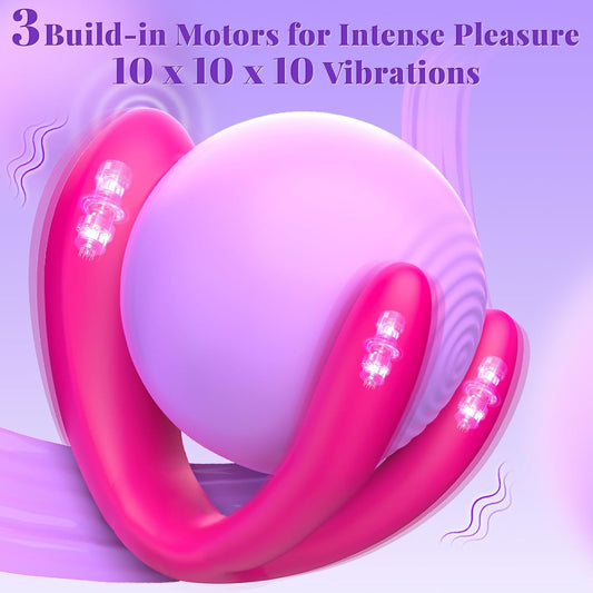 HeartCaptor Wearable App Controlled Vibrator for Couples | Waterproof Intimate Wellness Device with Multi Motor Stimulation