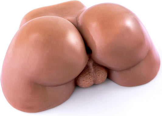 HeartCaptor Cobulipo Lifelike Male Stroker for Couples and Private Use | TPE Realistic Anal Massager with Textured 3D Channel