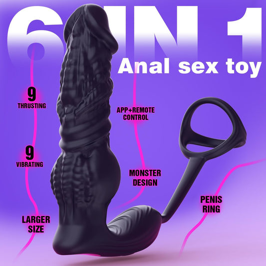 HeartCaptor Prostate Massager for Men | App-Controlled Rechargeable Intimate Wellness Device with Dual Motors