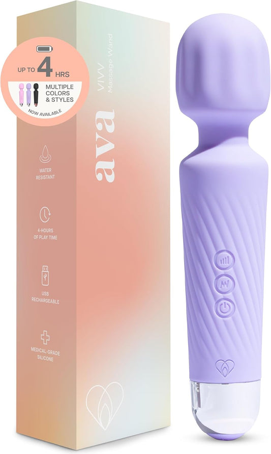 HeartCaptor Ava Vibrator for Women | Rechargeable Clitoral Massager with 4-Hour Battery and Multi-Speed Patterns