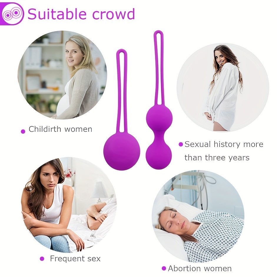 Silicone Kegel Vagina Balls for Pelvic Floor Muscles Strengthening - HeartCaptor