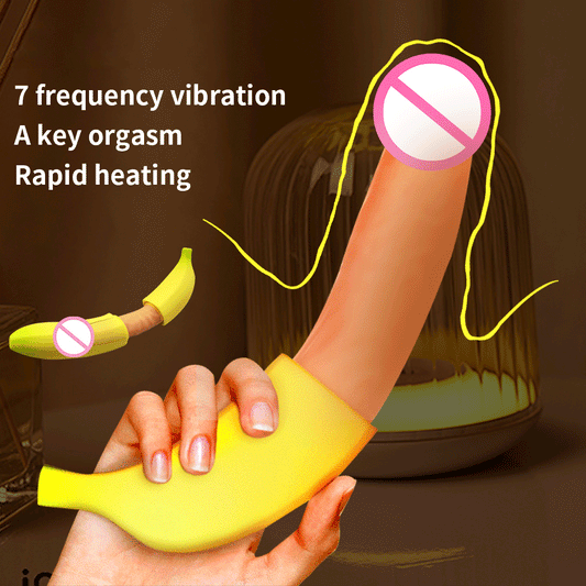 Realistic Silicone G-Spot Dildo with 7-Frequency Vibration