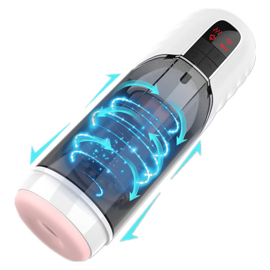 Advanced Telescopic Masturbation Cup with 10 Vibrating Modes