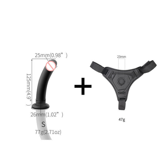 Silicone PU Wearable Strap-On for Enhanced Sensory Experience