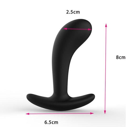Silicone Anal Training Set with Flared Base for Enhanced Prostate Pleasure