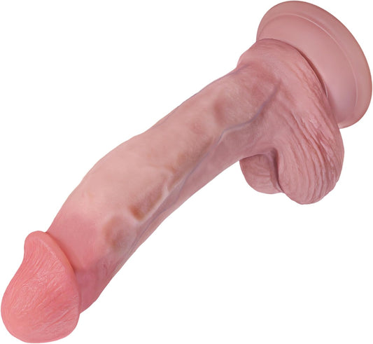 HeartCaptor 6 Inch Realistic Silicone Dildo for Beginners | Mini Anal and Vaginal Training Toy with Strong Suction Cup