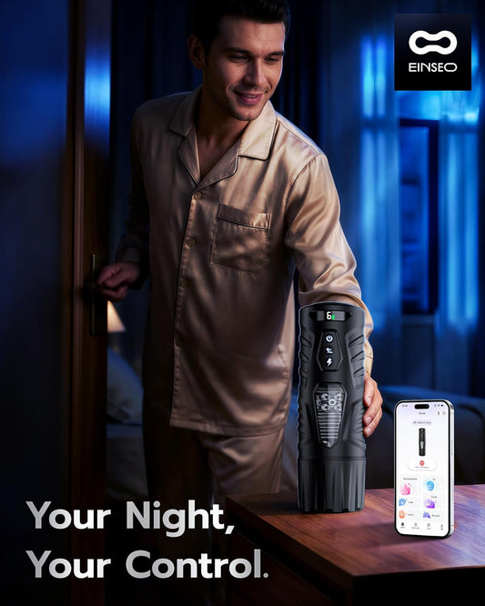 HeartCaptor AI Sync Interactive Male Stroker for Men | Rechargeable Smart Device with App Control and Realistic Texture
