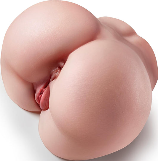 HeartCaptor 7LB Torso Sex Doll for Men | Dual-Entry Male Masturbator with 3D Realistic Textured Channels and Soft TPE Material