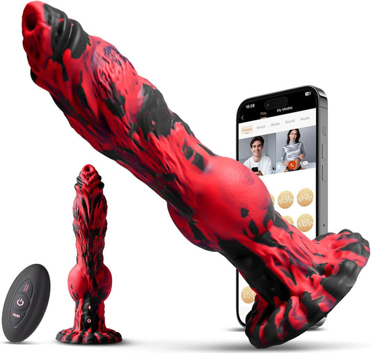 HeartCaptor App-Controlled Thrusting Fantasy Device for Adults | Rechargeable Hands-Free Intimate Wellness Toy with Suction Base