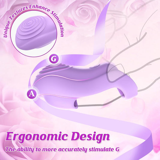 HeartCaptor Mini Finger Vibrator for Women | Rechargeable App-Controlled Intimate Wellness Device with 9 Modes