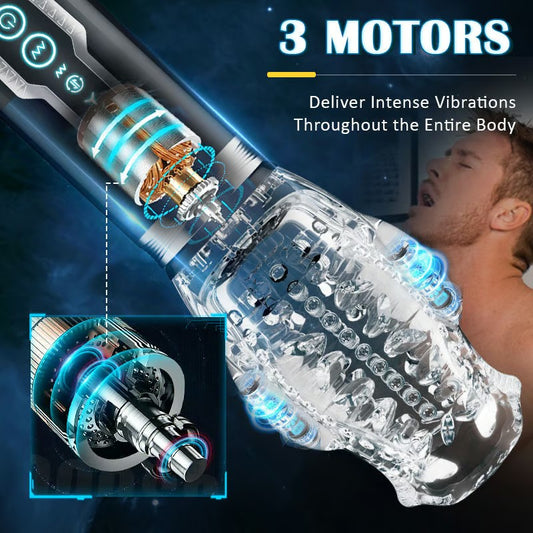 GAWK 9000 Advanced Masturbator with Multi-Frequency Stimulation
