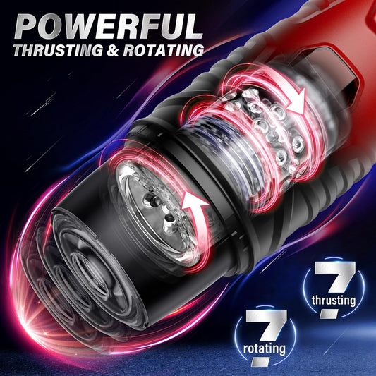 Hands-Free Male Masturbator with 7 Modes