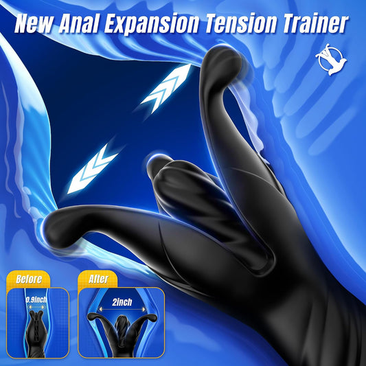 HeartCaptor Beisar Smart Prostate Massager for Men | Rechargeable Anal Toy with Thrusting and App Control