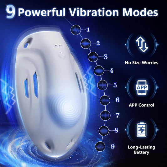 HeartCaptor Wearable Intimate Wellness Device for Him | Hands-Free App-Controlled Smart Stroker with Adjustable Waistband