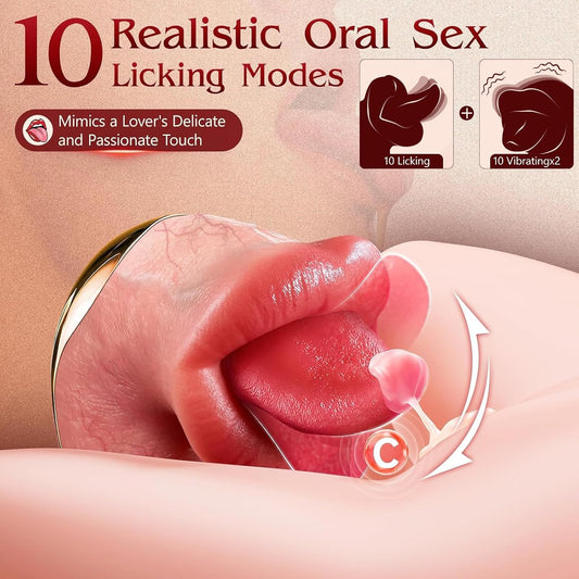 HeartCaptor Dual Stimulation Intimate Wellness Device for Women | App-Controlled Rechargeable Personal Massager with Heating