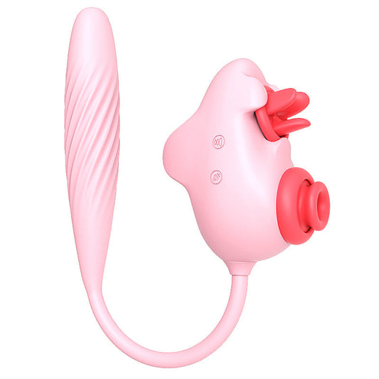 Spaceship-Inspired Sensual Tongue Teaser with Suction