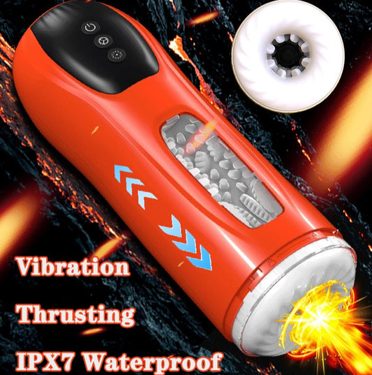 Lava 3-in-1 Automatic Thrusting & Vibrating Masturbation Cup