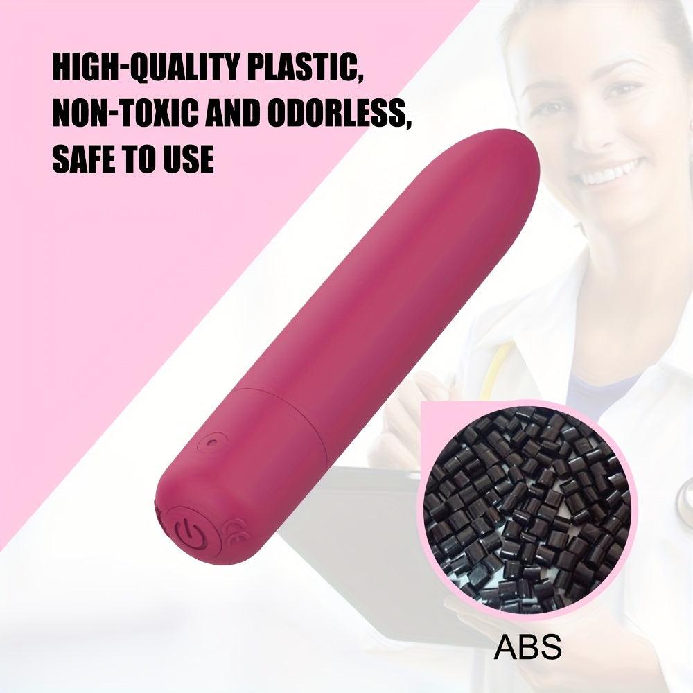 Waterproof USB Charge Bullet Vibrator for Women - HeartCaptor