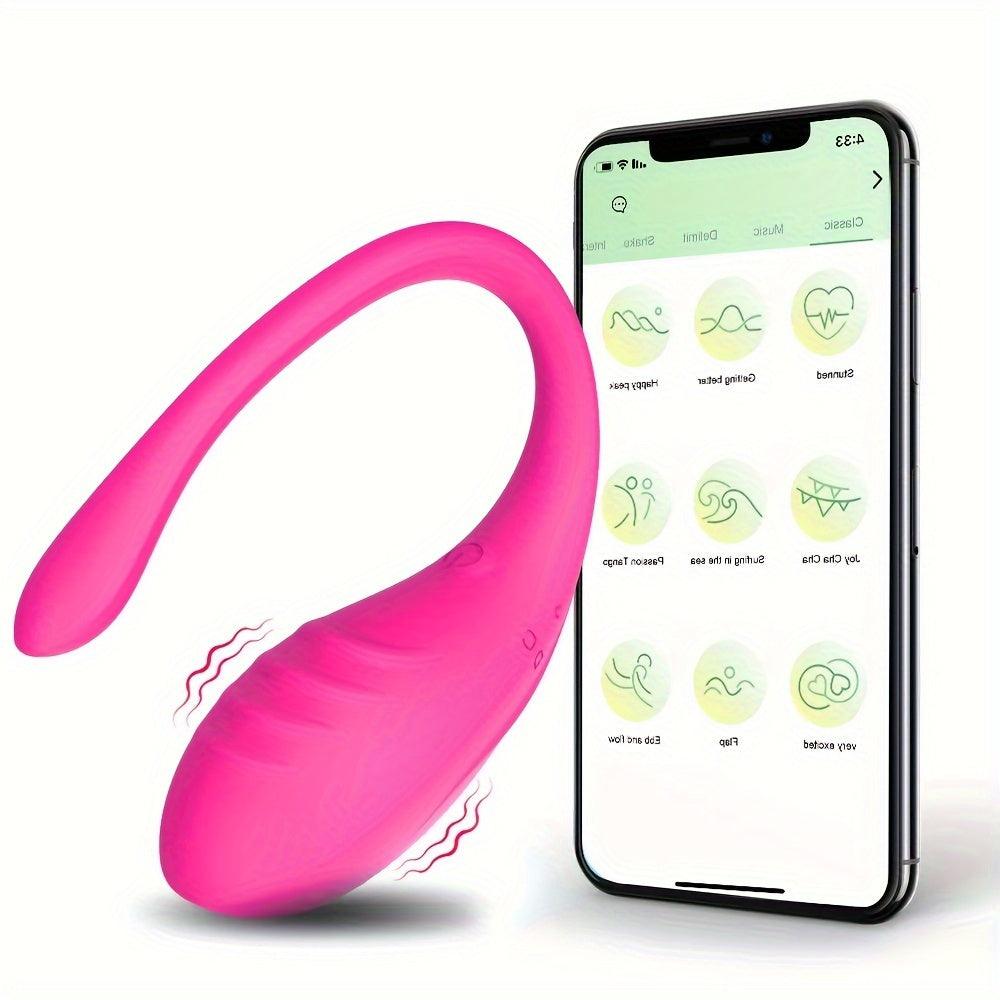 Silicone Wearable G-spot Vibrator with APP Control - HeartCaptor
