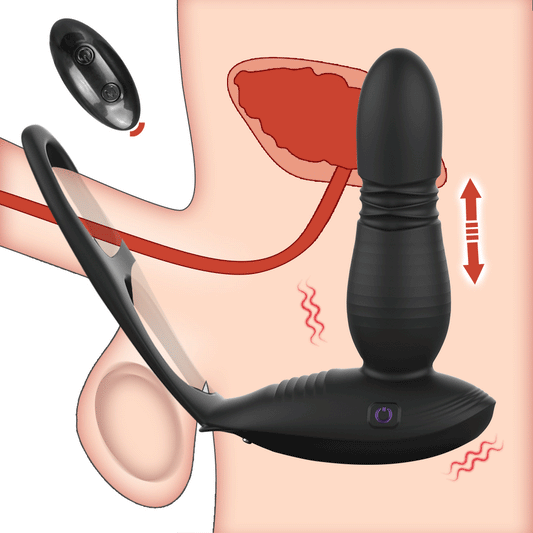 Advanced Prostate Massager with Remote Control and Multi-Vibration Modes