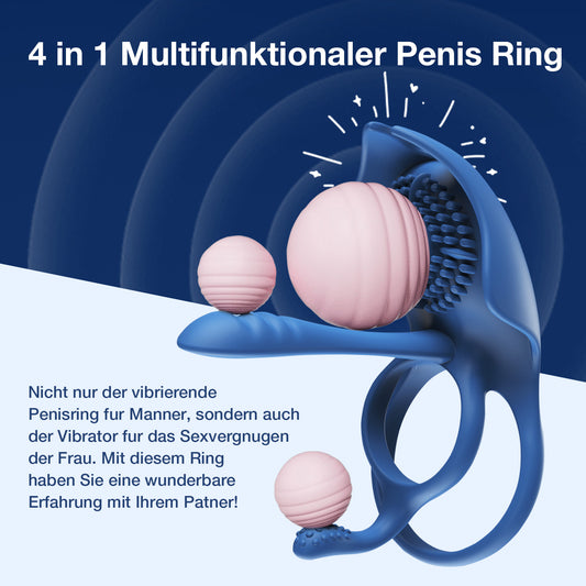 Enhance Intimacy with the 4 Points Stimulating Penis Ring for Couples